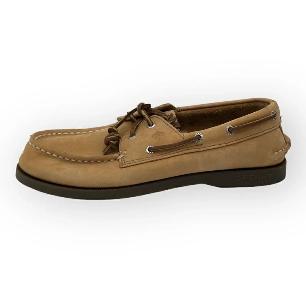 NWOT Sperry Casual Shoes Brown Boys 4 leather classic